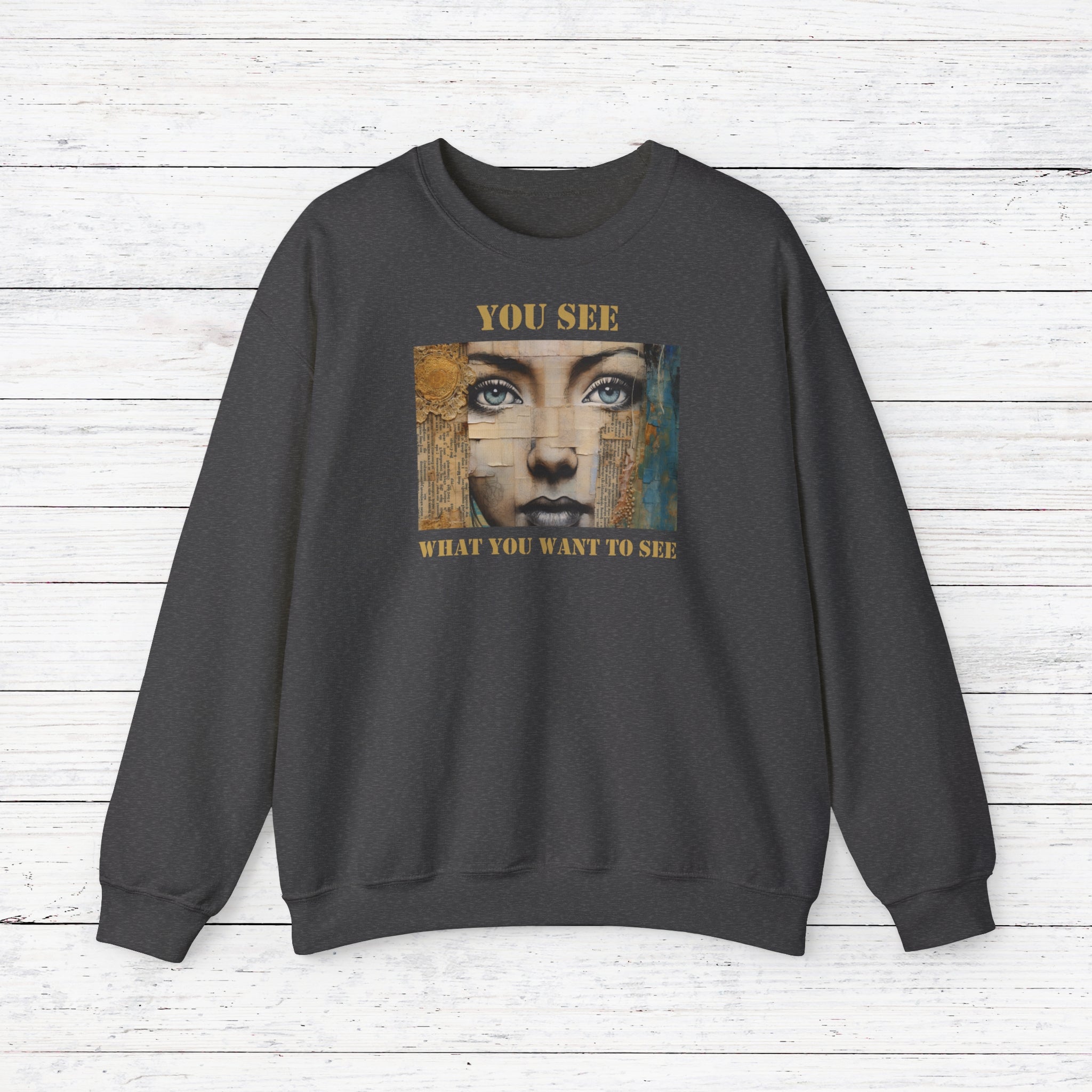 YOU SEE - Unisex Heavy Blend™ Crewneck Sweatshirt