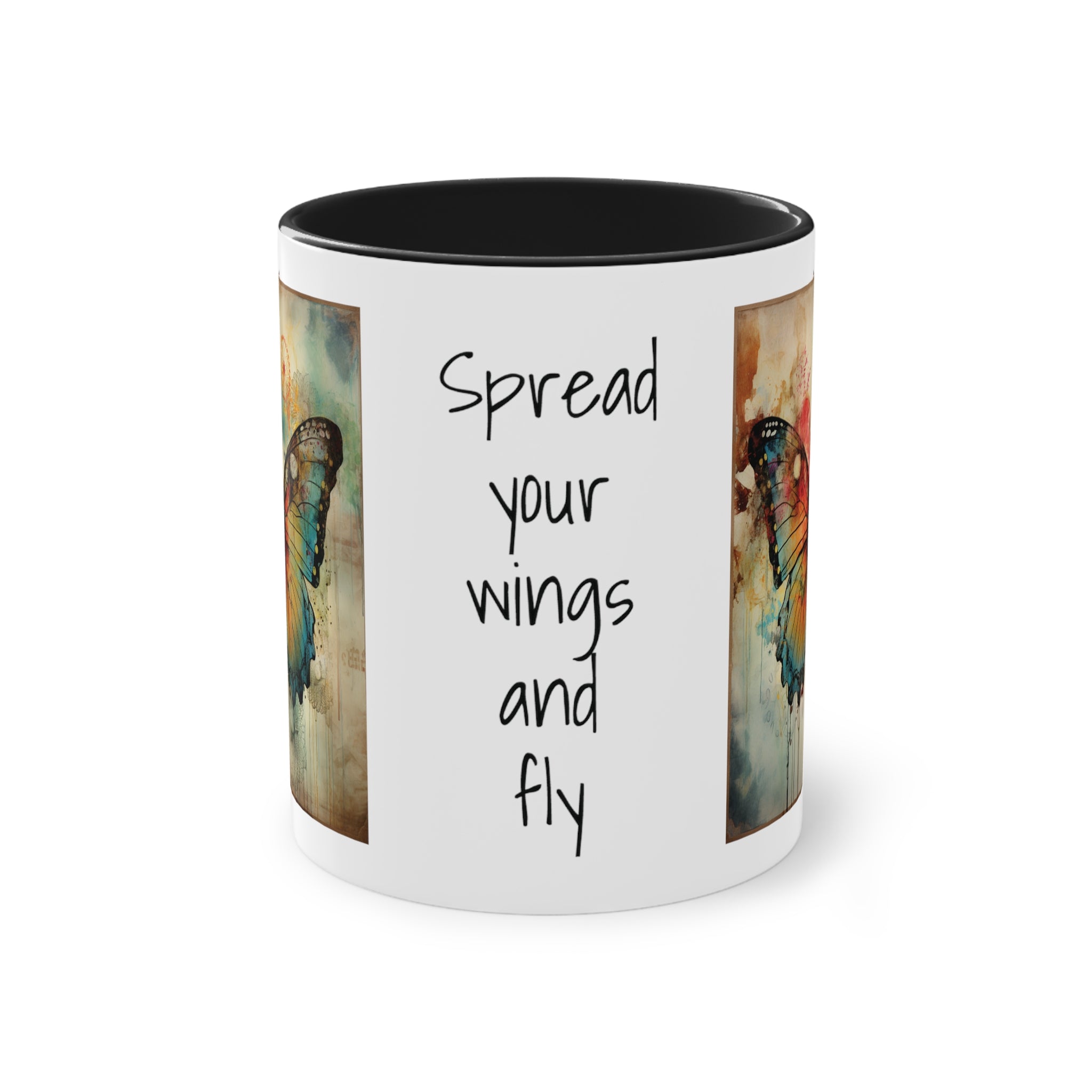 Schmetterling - Tasse zweifarbig, 0.33 l