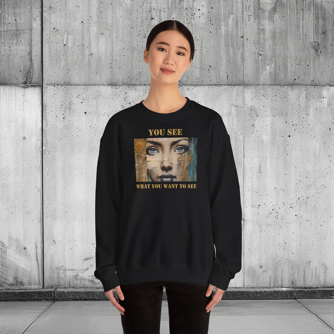 YOU SEE - Unisex Heavy Blend™ Crewneck Sweatshirt