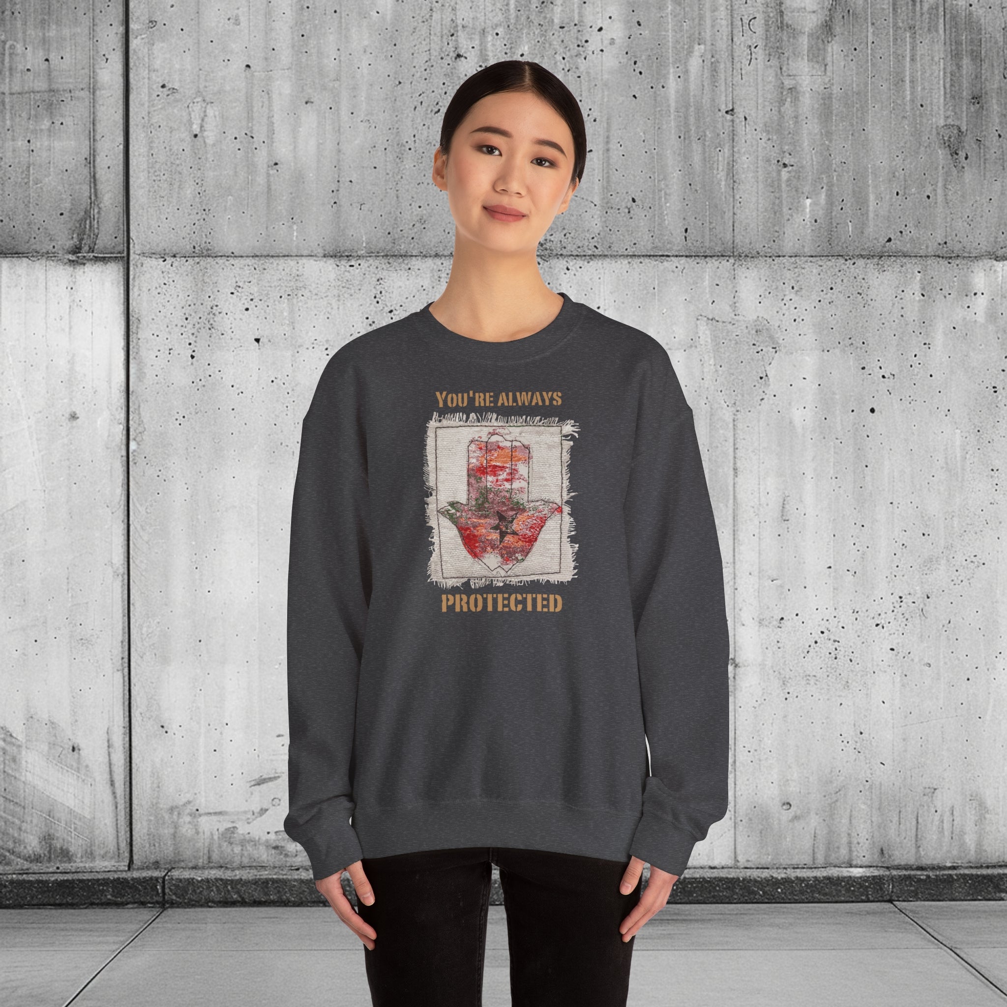 Protected 2 - Unisex Heavy Blend™ Crewneck Sweatshirt