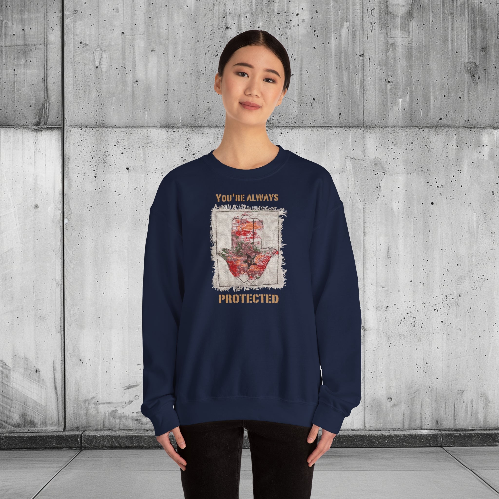 Protected 2 - Unisex Heavy Blend™ Crewneck Sweatshirt