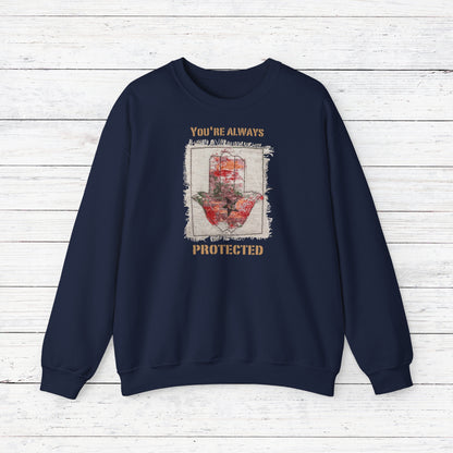 Protected 2 - Unisex Heavy Blend™ Crewneck Sweatshirt