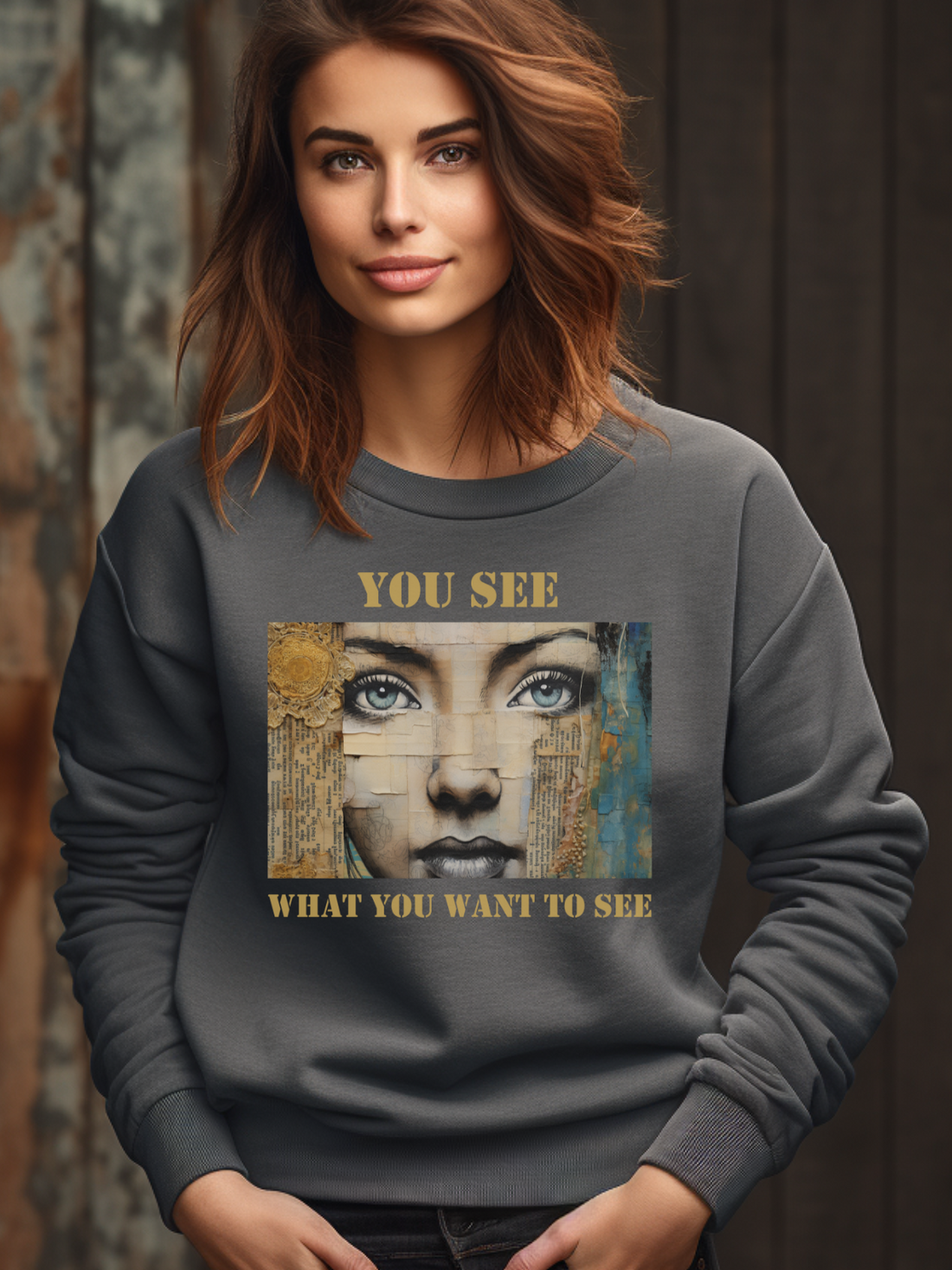 YOU SEE - Unisex Heavy Blend™ Crewneck Sweatshirt